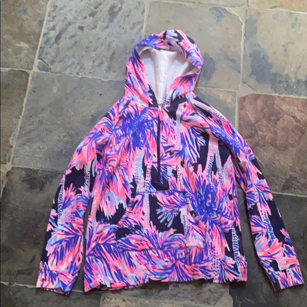 Lilly Pulitzer girls zip up hoodie